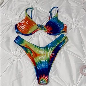 Tie Dye print bathing suit